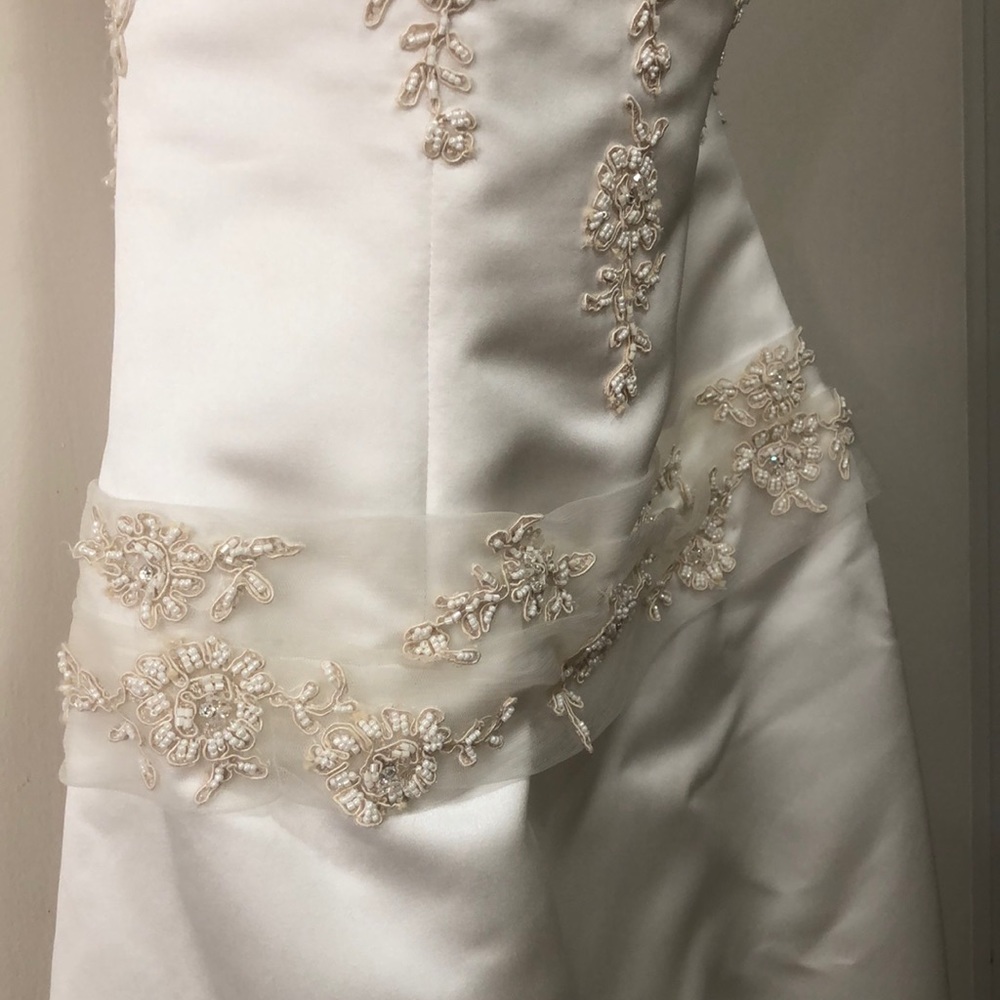 Maggie Sottero Couture wedding gown Sz 10 - Picture 2 of 13